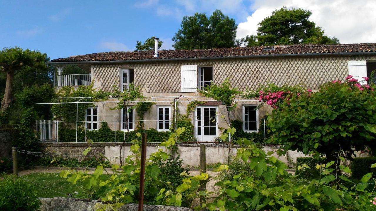 Villa Le Gue Renard-Un Balcon Sur La Charente Jarnac Exterior foto